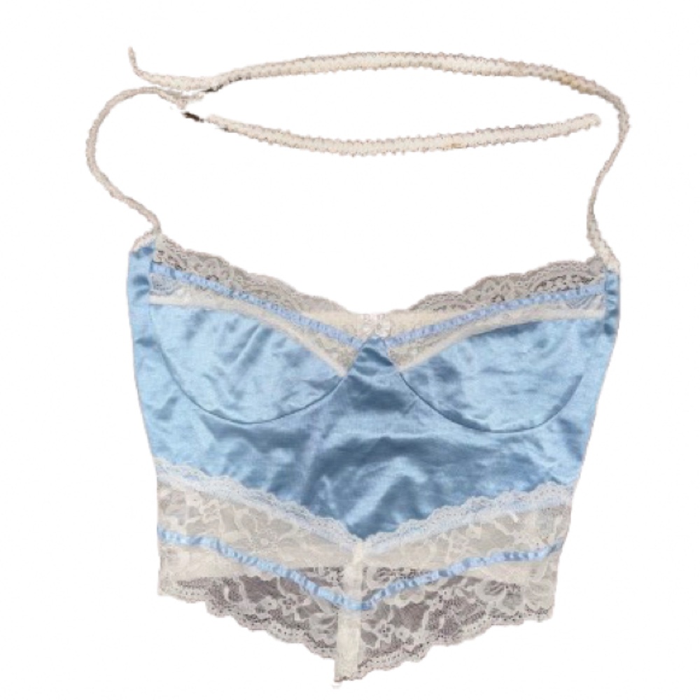 ~Elegant Blue Lace top